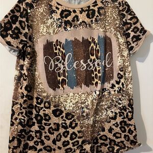 Leopard Print Kids Shirt - Multicolor